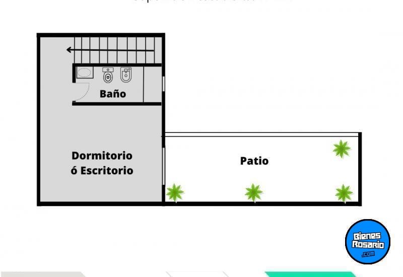 Departamentos de pasillo - Rosario - Venta