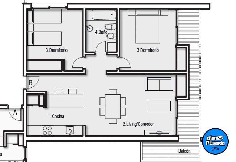 Departamentos - Rosario - Venta