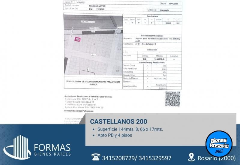 Terrenos - Rosario - Venta
