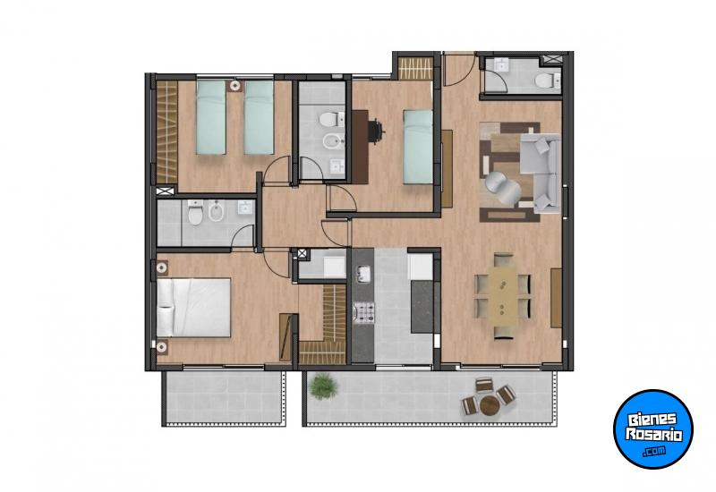 Departamentos - Rosario - Venta