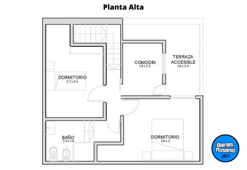 Departamentos de pasillo - Rosario - Venta