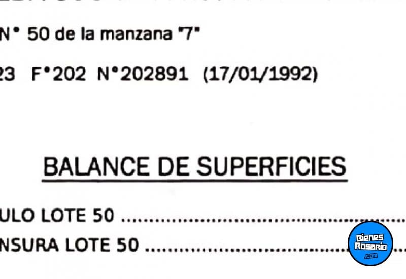 Terrenos - Rosario - Venta