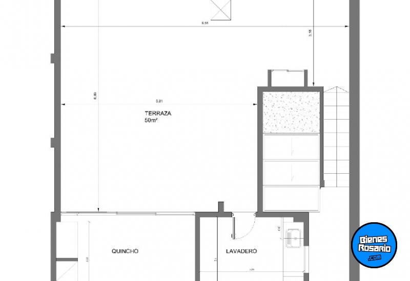 Departamentos de pasillo - Rosario - Venta