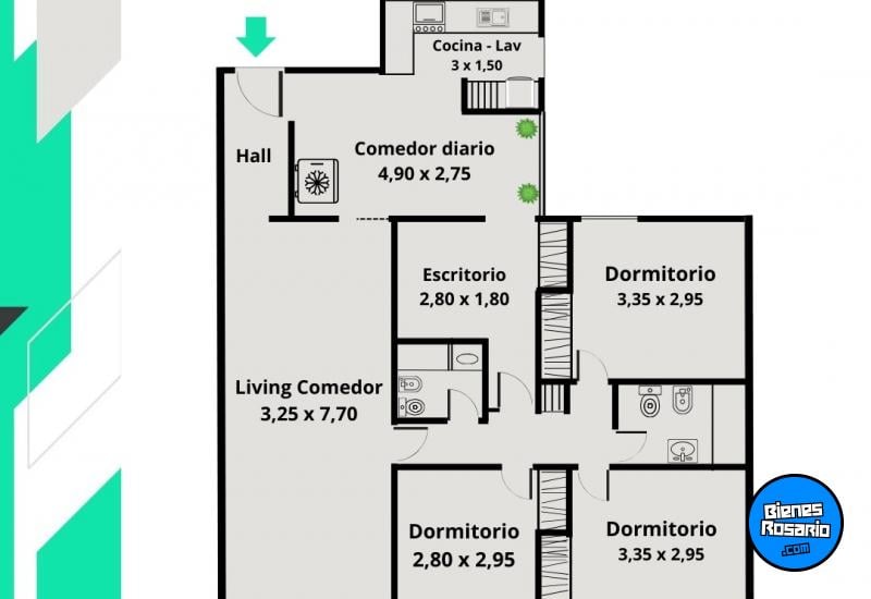 Departamentos - Rosario - Venta