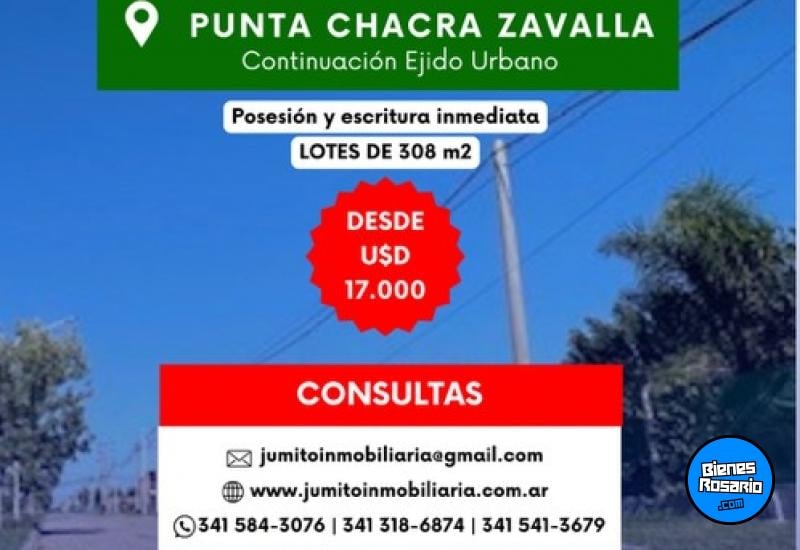 Terrenos - Zavalla - Venta