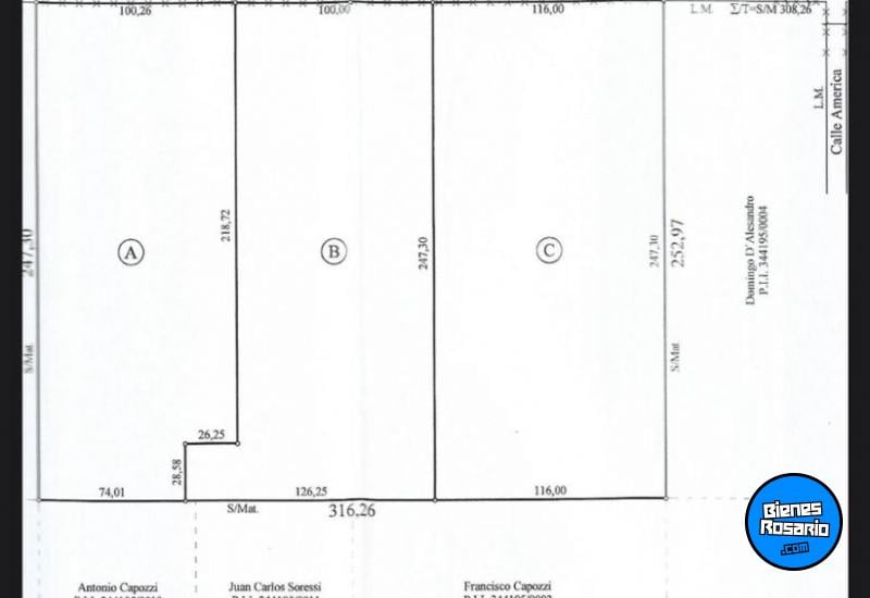 Campos - Villa Gobernador Galvez - Venta