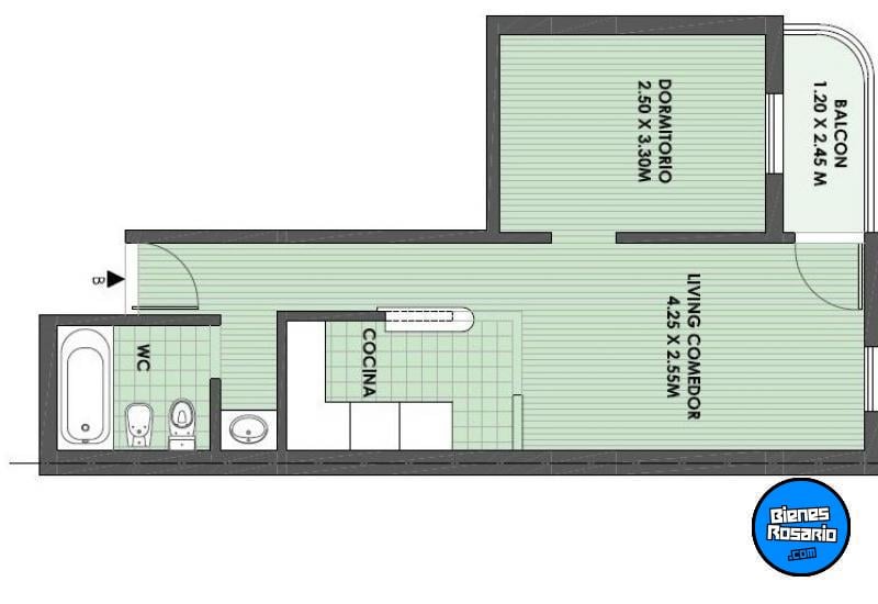 Departamentos - Rosario -  Alquiler