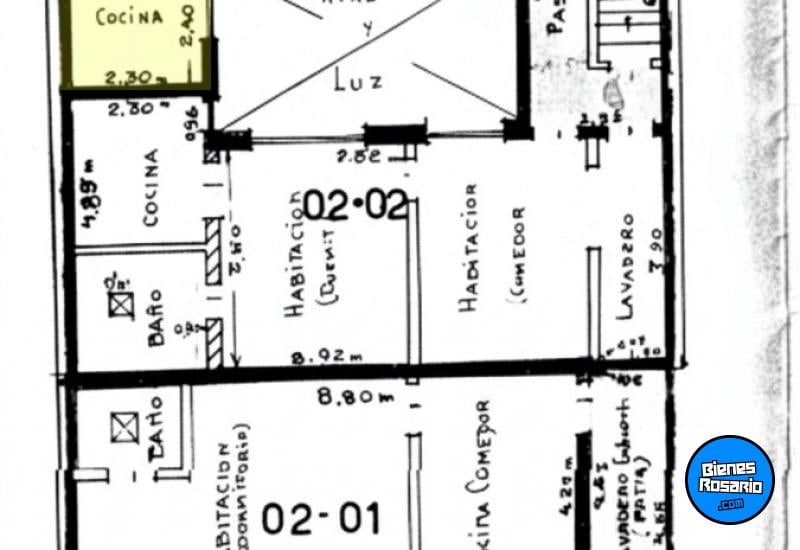 Departamentos de pasillo - Rosario - Venta