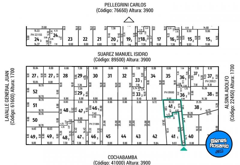 Departamentos de pasillo - Rosario - Venta
