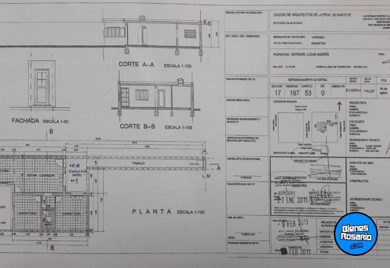 Departamentos de pasillo - Rosario - Venta