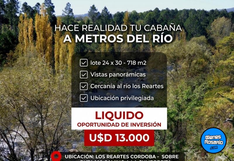 Terrenos - Los Reartes - Venta