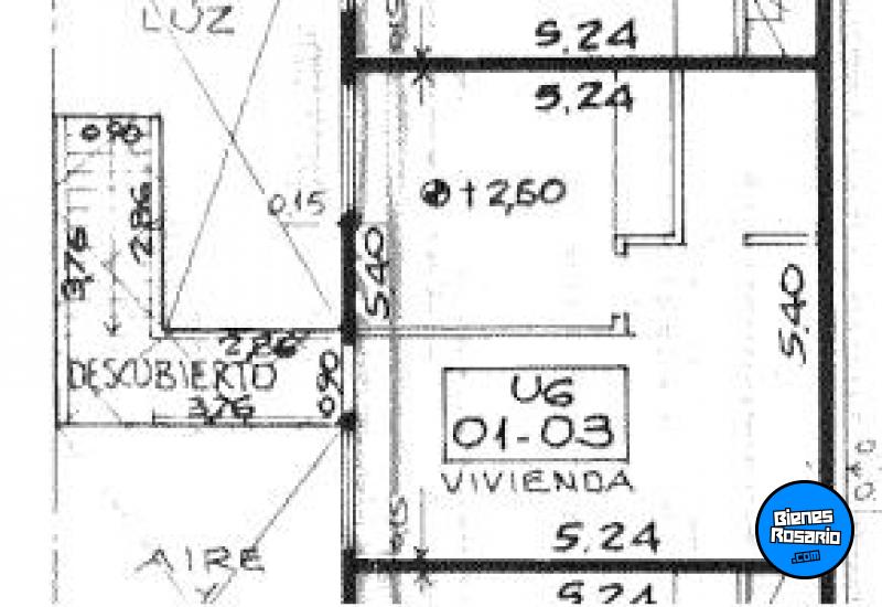 Departamentos de pasillo - Rosario - Venta
