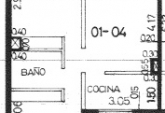 Departamentos de pasillo - Rosario - Venta